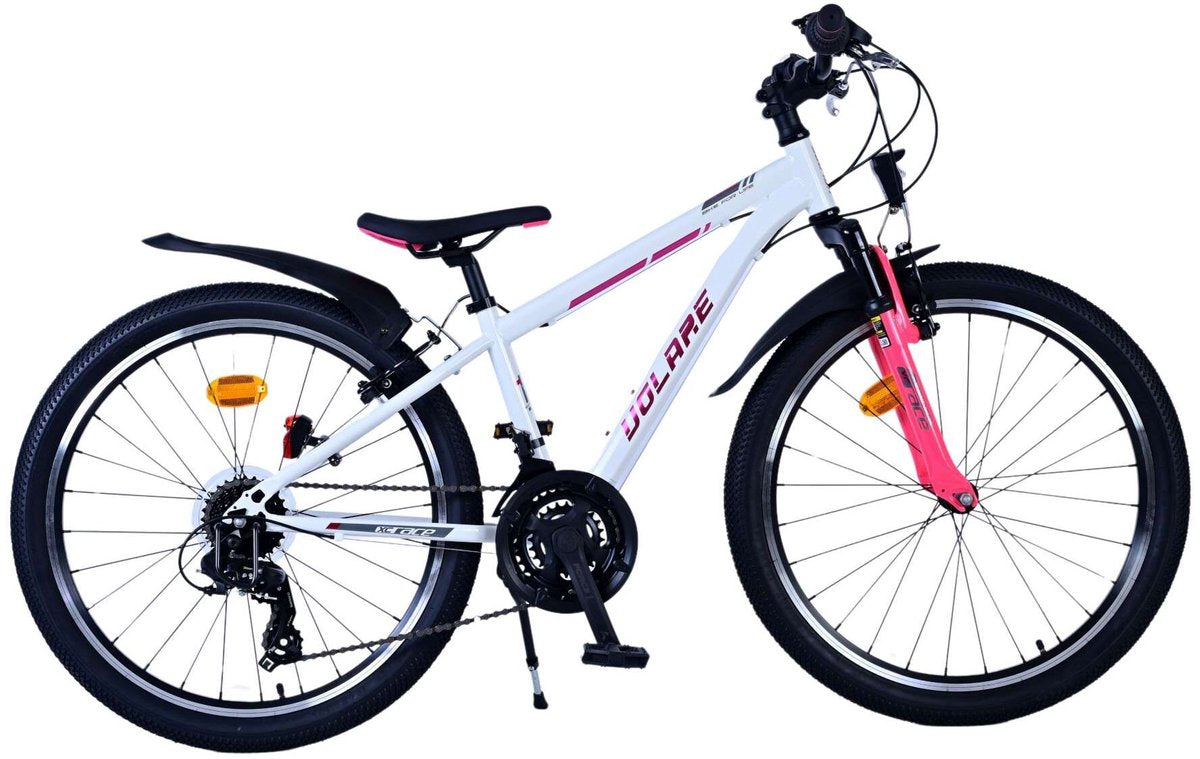 Volare XC Race Bicicleta para niños de 26 pulgadas 21 Velocidad de rosa blanco