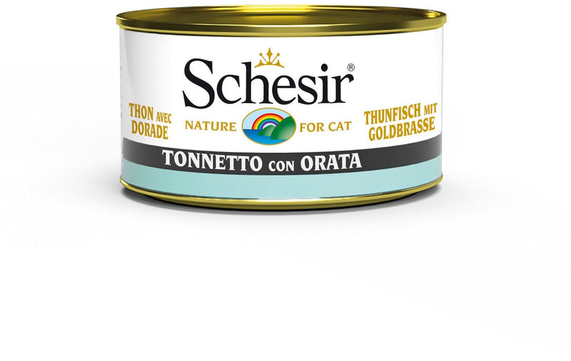 Schesir cat ocean in scatola 85 g - cibo per gatti - tonno orata