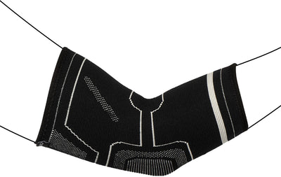 Vendaje de compresión para codo Avento - negro gris plateado - s m