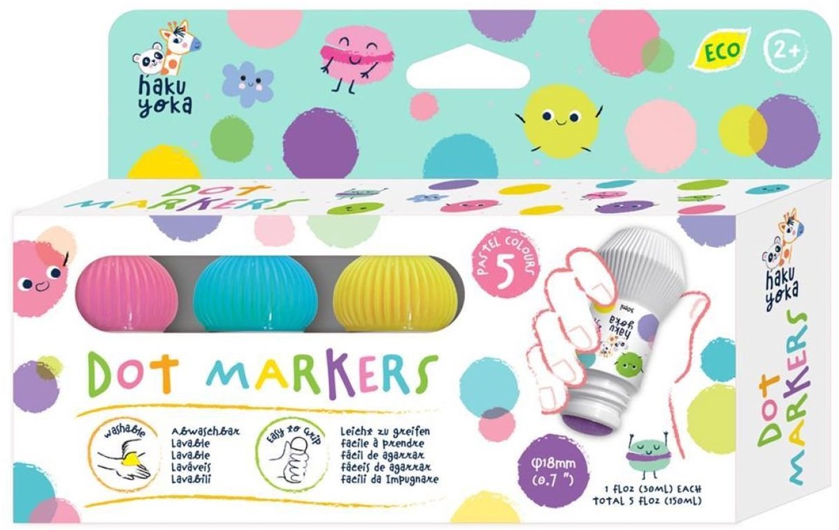 Set di pennarelli Haku Yoka Pens per bambini: pennarelli creativi