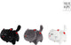 Peluche gato con corazón Llévame a casa - 16cm