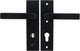 Set maniglie Starx corte pc72 skg3 kerntr alluminio nero
