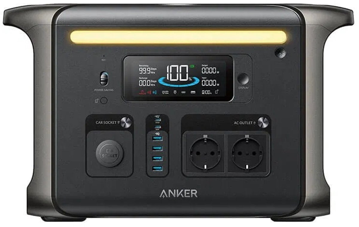 Anker solix f1500 - centrale elettrica portatile - 1536wh - interruzione di corrente di riserva - campeggio - da esterno
