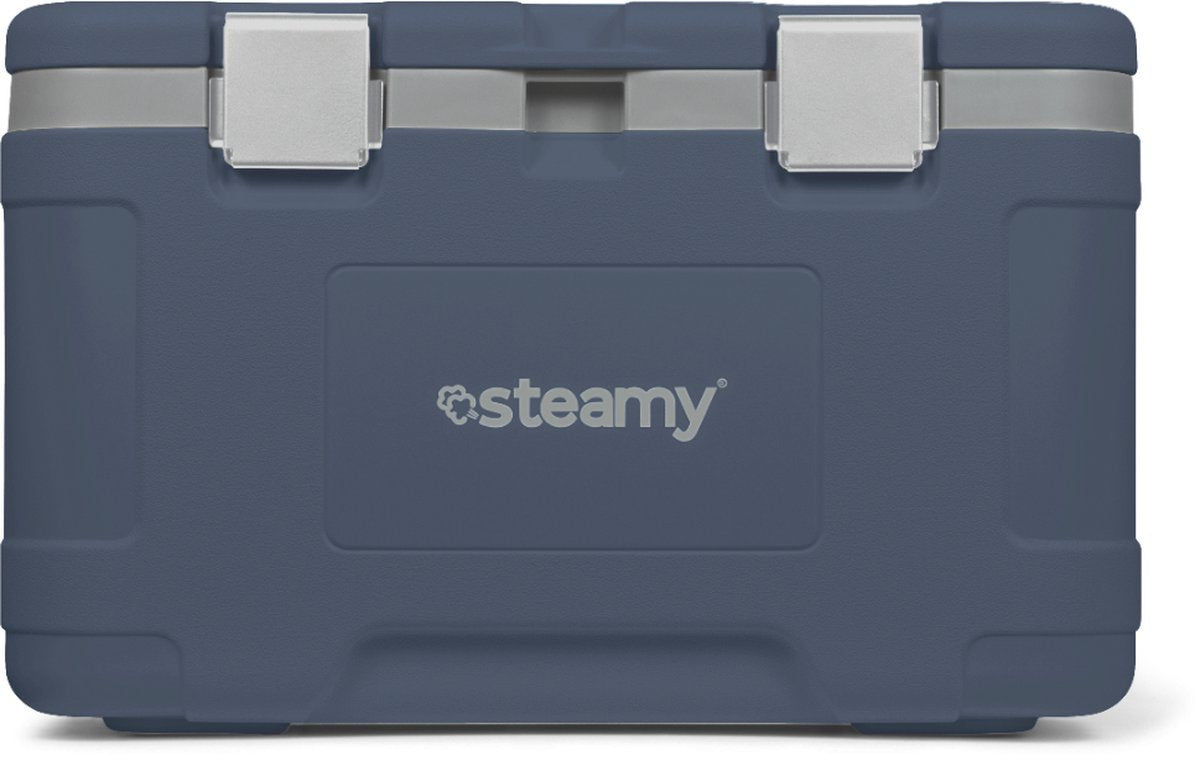 Steamy cool 50 - nevera portátil grande - 50 litros - azul