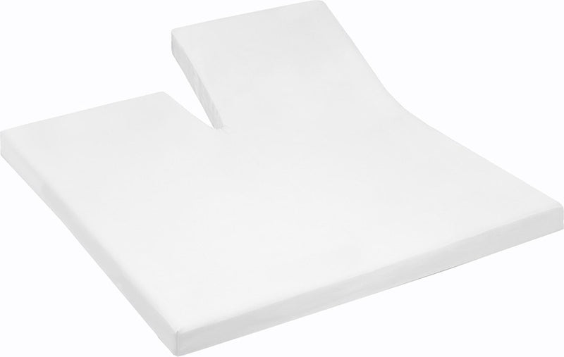 Cinderella - single-split - topper hoeslaken - premium molton - tot 15 cm matrashoogte - 180x200 cm - wit