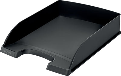Leitz plus durable a4 letter tray (5 pieces) - black