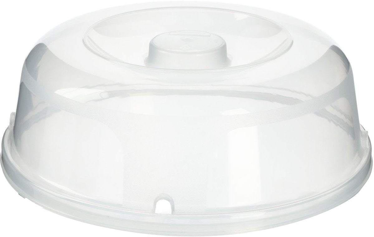 Coperchio per microonde Curver - rotondo - diametro 27 cm - trasparente - coprimicroonde in plastica