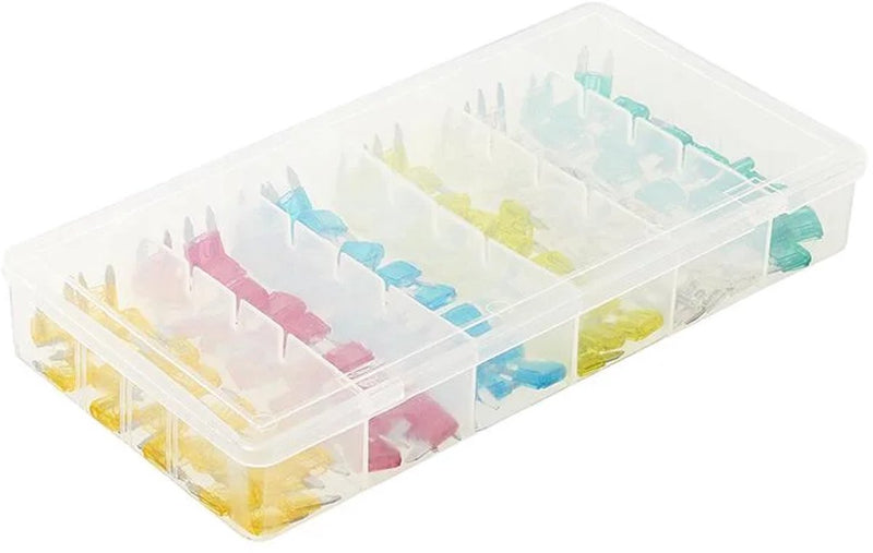 Fusibles de cuchilla Proplus - mini surtidos - 120 piezas - caja de plástico