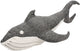 Duvo eco peluche balena xl - 80x40x25 cm grigio
