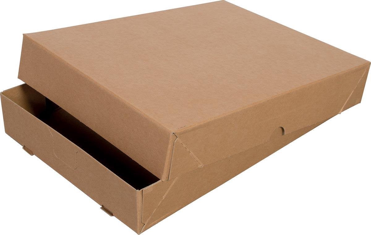 Cleverpack ready box a4 - 305x218x55mm para 500 hojas marrón - 10 piezas