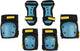 Set protezione pattini Nijdam junior - guardiacaccia - nero blu - m