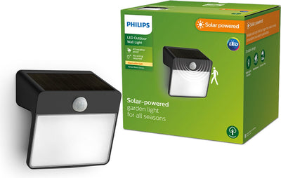 Lampada da parete solare Philips LED Philips Yarixa - nera
