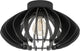 Lampada da soffitto Eglo cossano 3 - e27 - ø 38 cm - nero