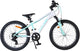 Bicicleta infantil Volare boost - 20 pulgadas - 7 velocidades - blanco verde menta