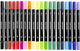 Double -sided textile markers - Basic colors, 20st.