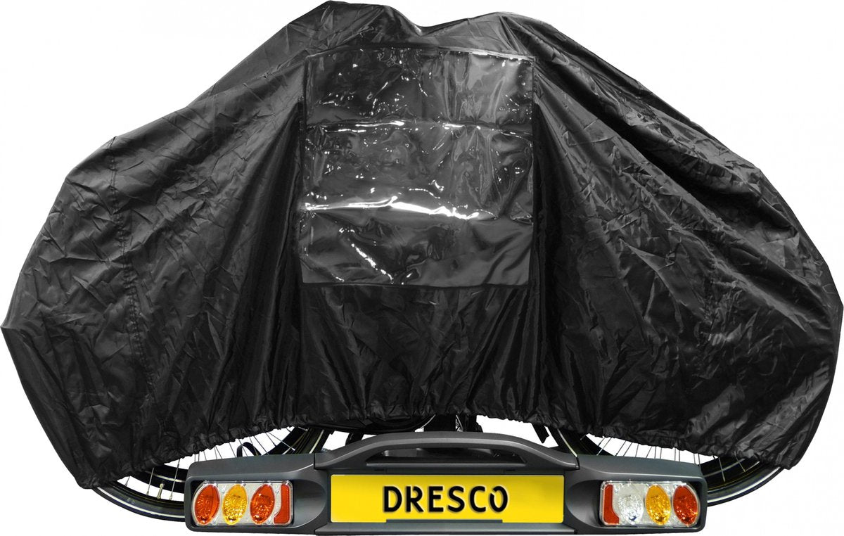 Dresco fietshoes voor 2 fietsen - 150x74x123cm - elastisch - insteekvak - 2 fietsen