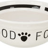 Trixie Food Bowl Food Food Ceramic White Black