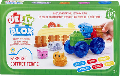 Goliath Jelly Blox - Juego de granja - 18 piezas