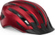 With downtown bicycle helmet men women - bicycle helmet racing bike adults - e-bike - trekking - size m l (58-61cm) - red glossy (red)