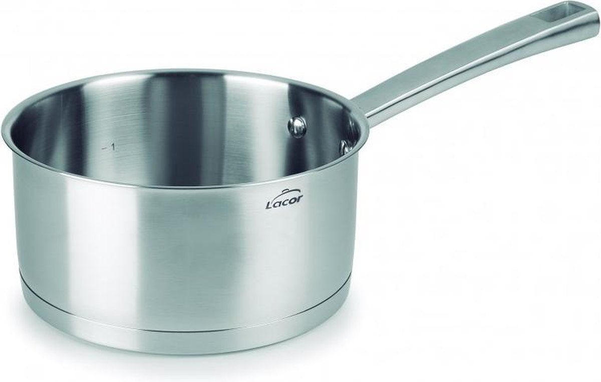 Lacor foodie steelpan - ø 14cm - rvs
