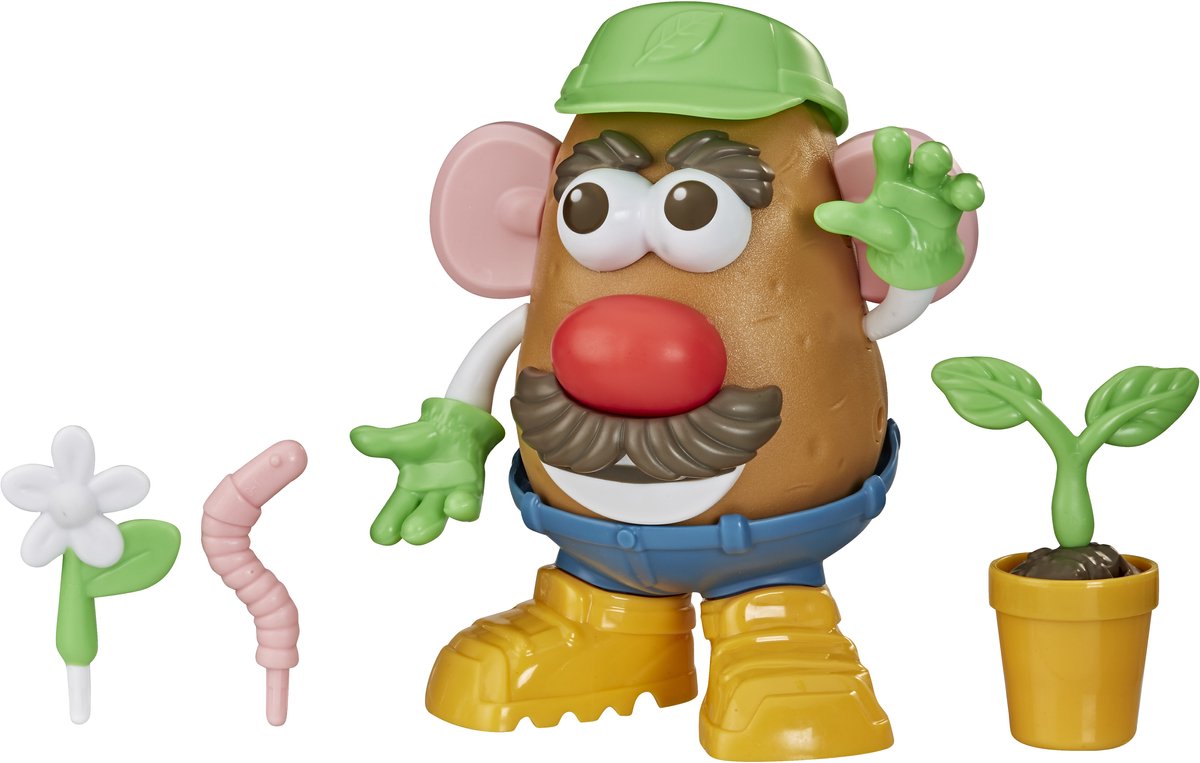 Hasbro Mr. Potato Head Goes Green 15 piezas de plástico de origen vegetal - juguetes para niños
