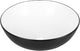 Lavabo Differnz duo 39,5x13,5 cm in ceramica nera