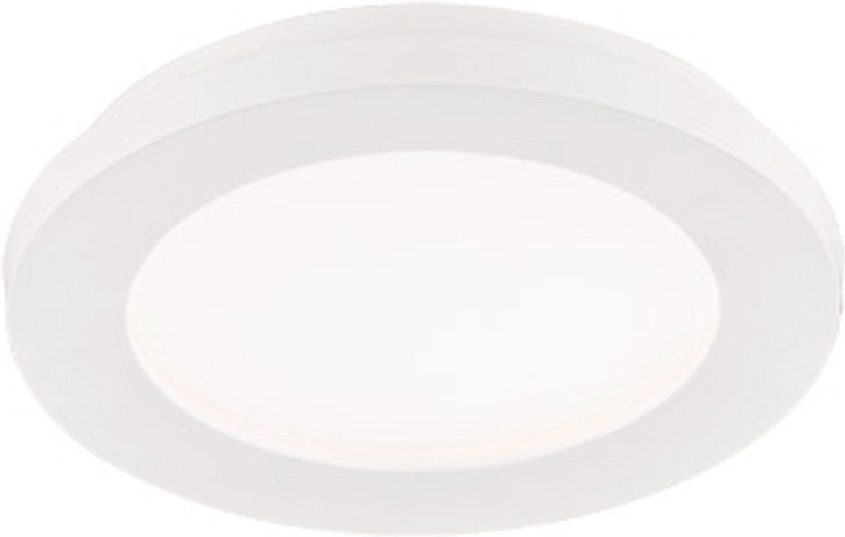 Rl live your light reality camillus - lampada da soffitto - bianca - incl. 1x SMD 9 W - dimmerabile con interruttore - montaggio a parete e soffitto