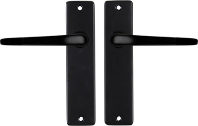 Starx deurklink zwart â€“ deurbeslag â€“ deurkruk met schild â€“ deurklink duim - 43 x 180 mm â€“ ã˜ 18 mm