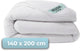 Hush. living hush living - synthetic duvet - all seasons - 140x200 cm - 350 gsm high-quality polyester fiber - with fastening loops - warm and light