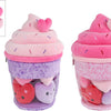 Menu soffice gelato in peluche con 4 cuori - 36 cm