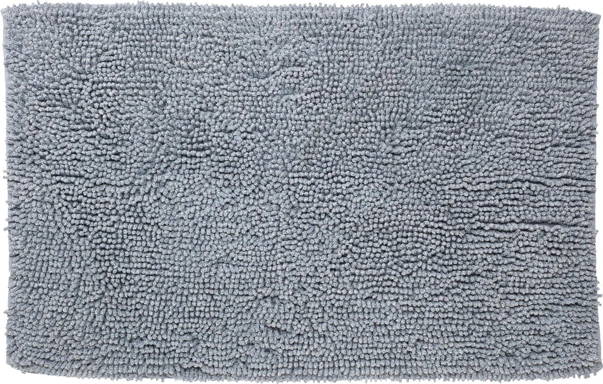 Tappetino da bagno misto sealskin 60x90 cm - cotone - grigio