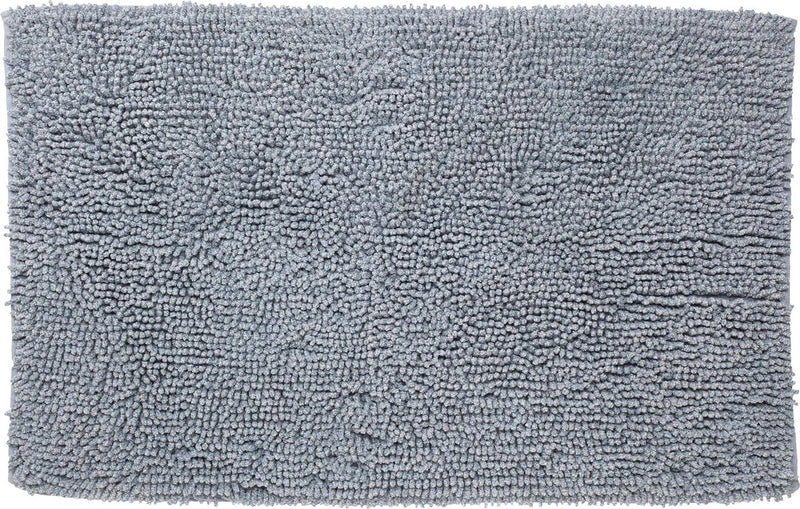 Tappetino da bagno misto sealskin 60x90 cm - cotone - grigio