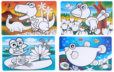 Animali della tovaglia, set di 12
