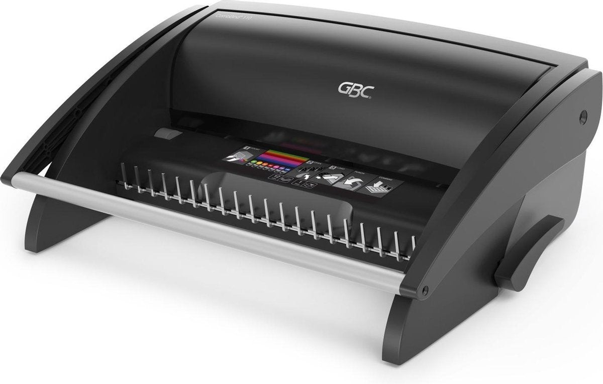 Rilegatrice Gbc combbind 110 punch per formati A3 e A4 - nera