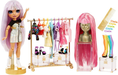 Studio di alta moda Rainbow: stili pop Avery con vestiti per bambole
