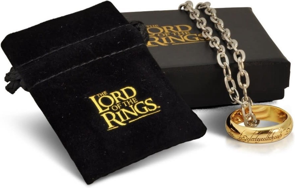 La noble colección el señor de los anillos - la réplica de un solo anillo