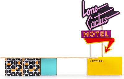 Candylab Toys Candylab macchinina in legno pressofuso - Lone Cactus Motel - Candycar World
