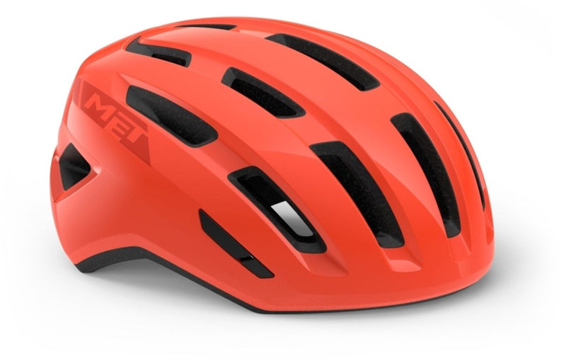 With miles mips casco de bicicleta hombre mujer - casco de bicicleta bicicleta urbana adultos - bicicleta eléctrica - trekking - talla m l (58-61cm) - coral brillante (rojo)