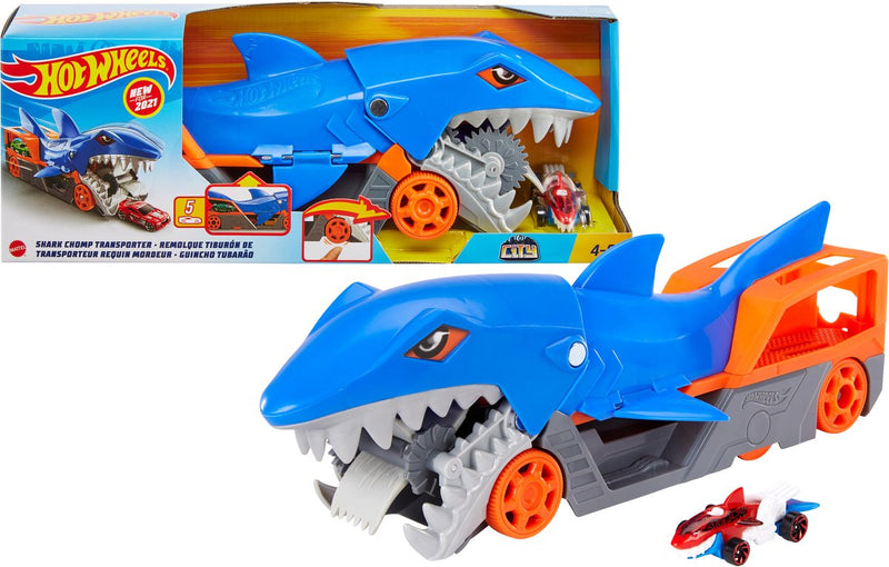 Hot Wheels Sharp Chomp Transporter Play Set