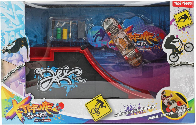 Toi-Toys Fingerkateboard o bicicleta con skatebaan