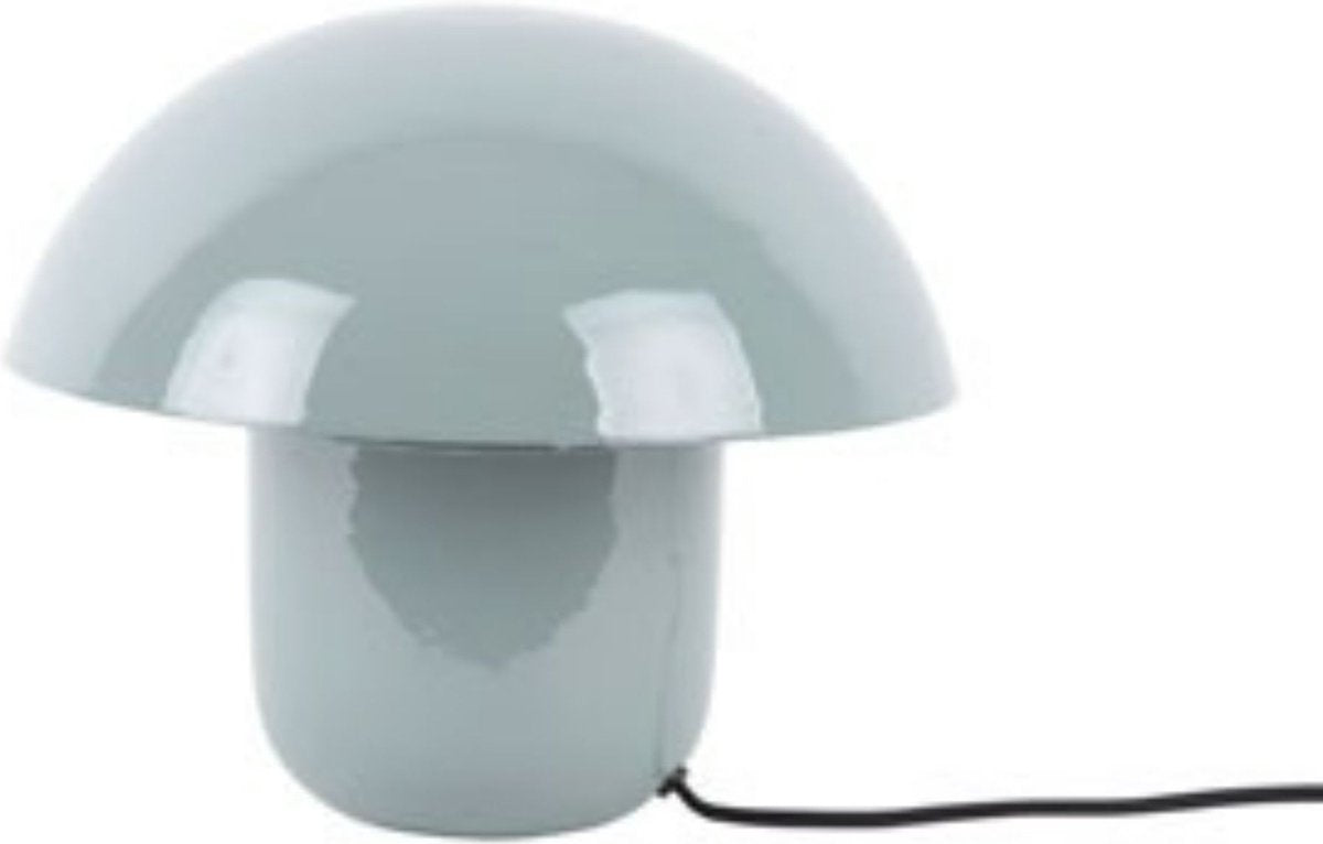 Leitmotiv table lamp fat mushroom - blue - 29x29x25cm - modern