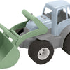 Trattore Dantoy con caricatore anteriore blu verde, 30 cm