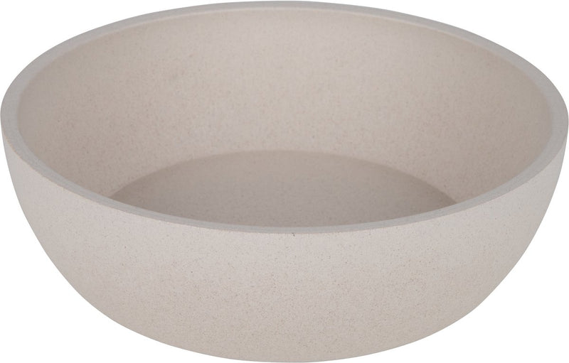 District 70 bamboo hondenvoerbak – 2-pack – merengue – maat m – anti-slip – voer waterbak hond