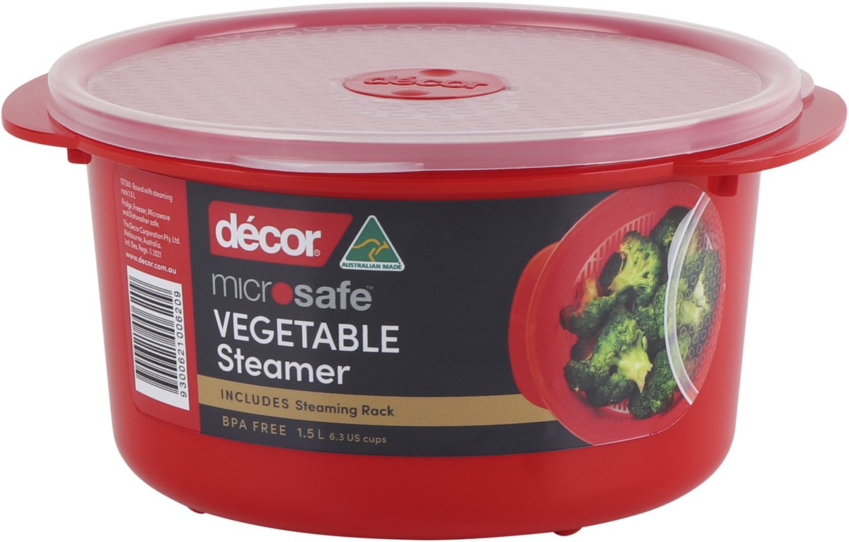 Decor décor microsafe groentestomer - 1l5 - met rooster