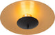 Lucide vulcan - lampada da soffitto (lampada da soffitto) - ø 35 cm - LED dimmerabile - 1x9w 3000k - nero