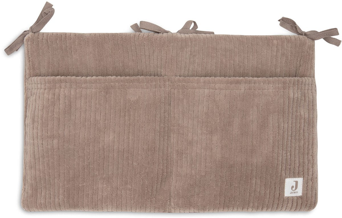 Organizer per borse Jollein - 49x30 cm - Cloudy Rib - Milky Coffee - Borsa portaoggetti