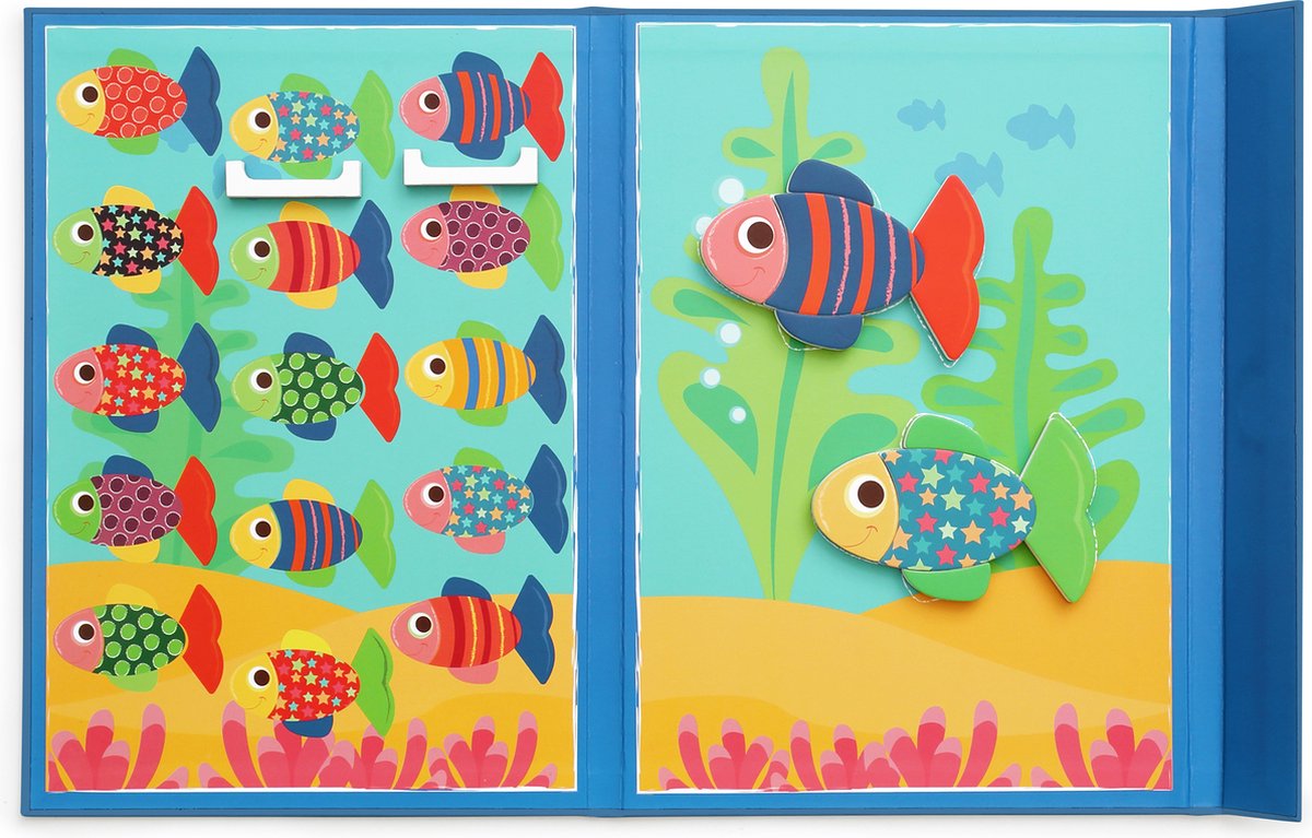 Scratch mix and match - pesce - 51,5x25,6x1 cm - magnetico - 3 anni