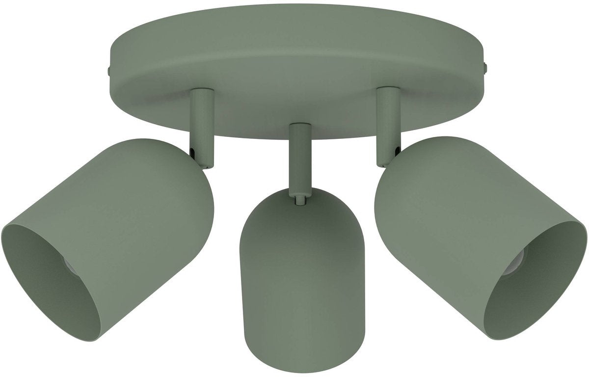 Faretto Eglo tilston - e14 - ø 25 cm - verde - inclinabile