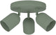 Faretto Eglo tilston - e14 - ø 25 cm - verde - inclinabile