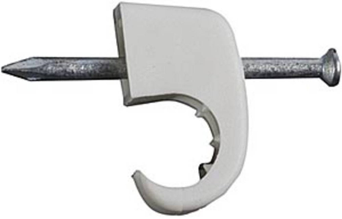 Fischer mns 7-11 clip para uñas 94674 paquete ø (rango) 7 a 11 mm libre de halógenos gris 100 pieza(s)